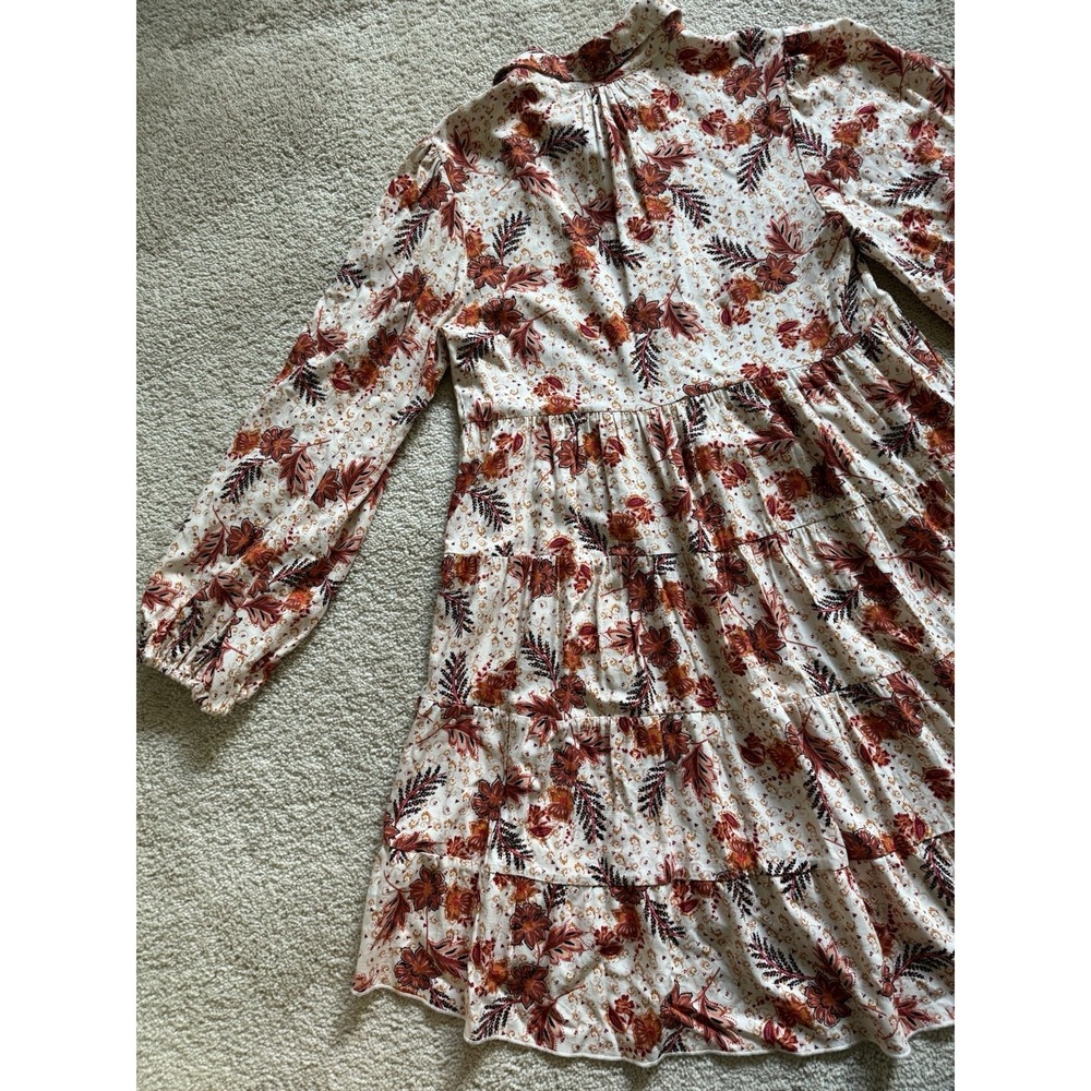 Jacquie The Label Women's Fall Floral Button Front Shirt Dress in Size Small - Picture 8 of 9